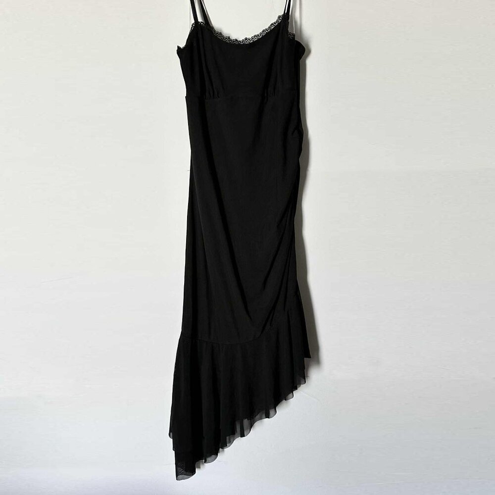 Wild Fable Women's Medium Size Dress | BLACK | STRETCHY| ANGLED| NWT - Picture 2 of 11